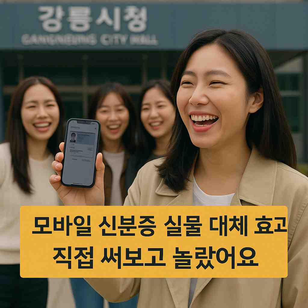 모바일 신분증 실물 대체 효과, 직접 써보고 놀랐어요
