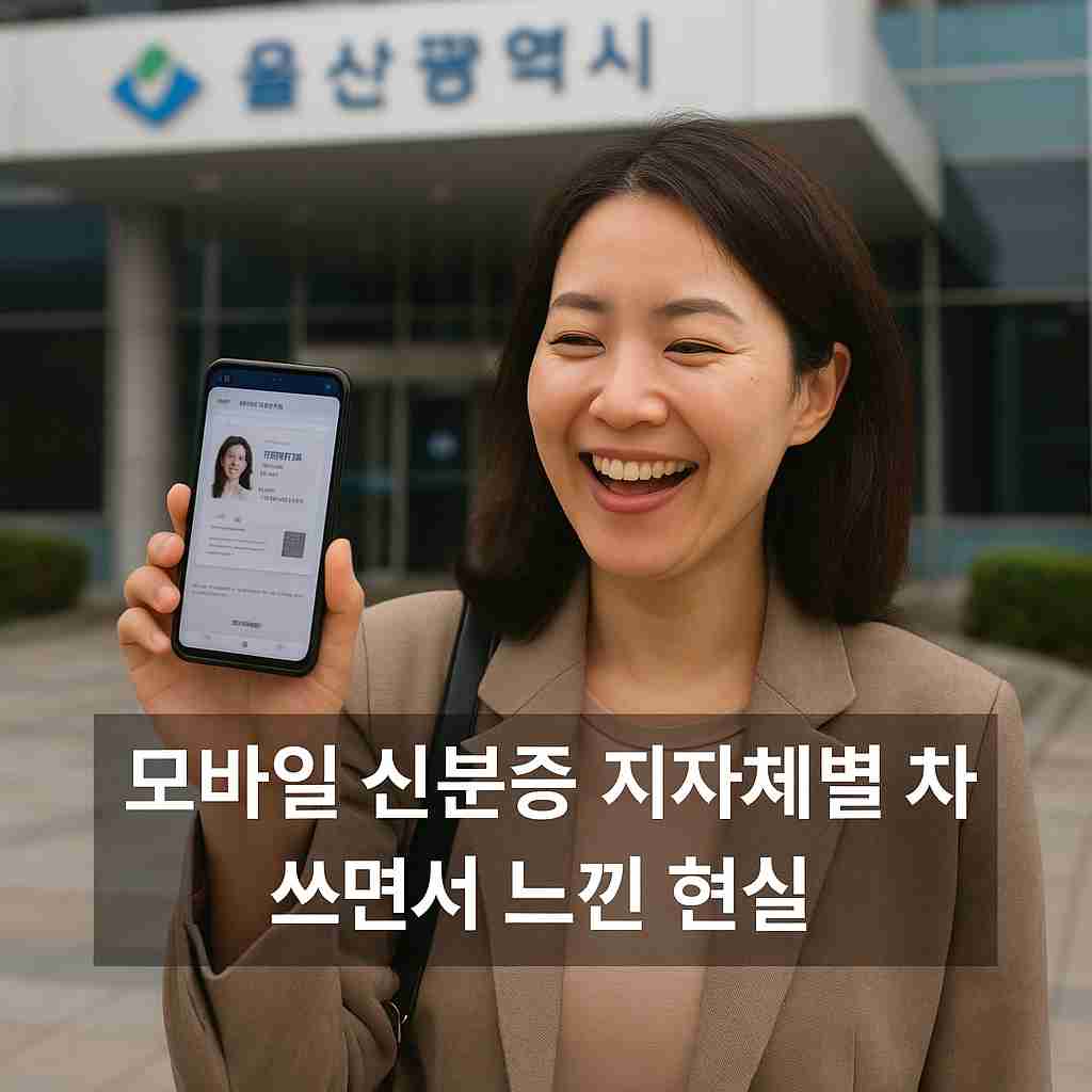 모바일 신분증 지자체별 차이, 쓰면서 느낀 현실