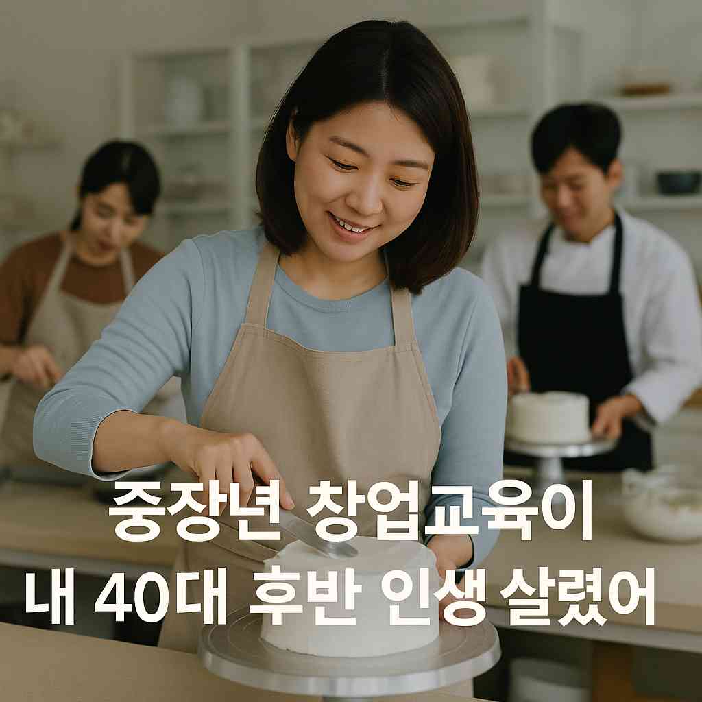 중장년 창업교육이 내 40대 후반 인생을 살렸어요