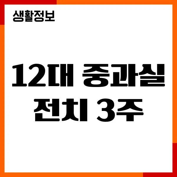 12대 중과실 전치 3주 벌금, 형사합의금, 예상금액조회