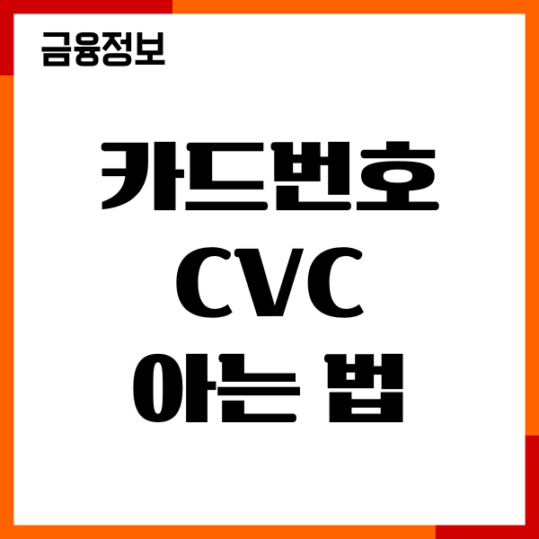 카드번호 cvc 아는법, 유효기간 확인, 결제가능할까